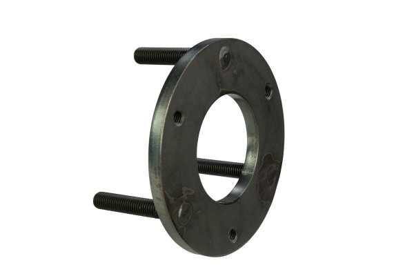 Receptacle flange for drum machine body