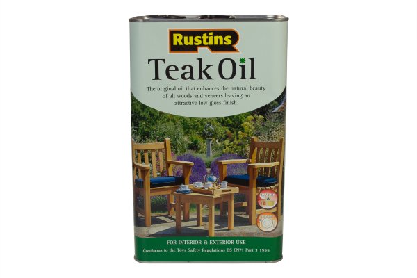 Rustins Teak Oil 5,0 Liter