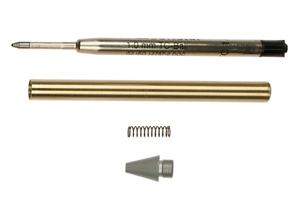 Bausatz Kugelschreiber mit fester Mine - Silber
