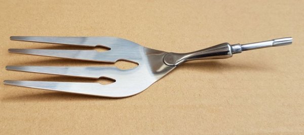 Fischgabel Edelstahl ca. 120x45 mm - Bausatz