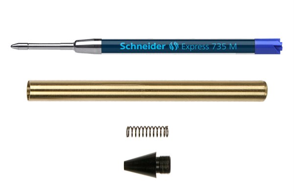 Kugelschreiber-Bausatz mit fester Großraum-Mine