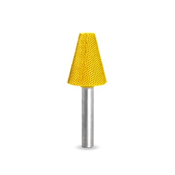 Saburrtoooth cone head smooth in fine grain Ø 3/4" (1.27 cm)