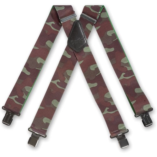 Woodland-Camouflage X-Hosenträger