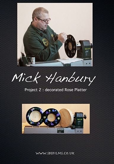 DVD by Mick Hanbury - Turned flat plates and bowls with color surface treatment