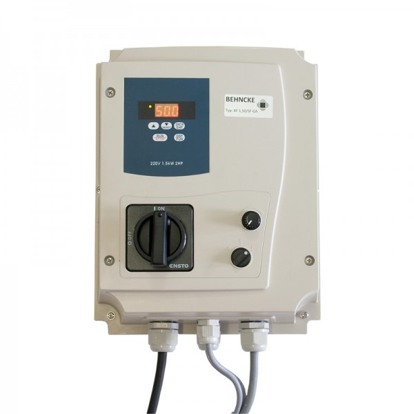Tischdrechselbank steinert® alpha-optimo 200/250, Frequenz-Umwandler für stufenlose Drehzahlregelung
