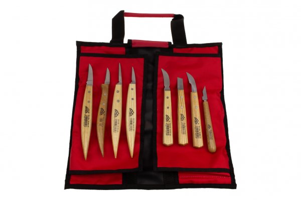 STUBAI carving knife set 8 pcs.