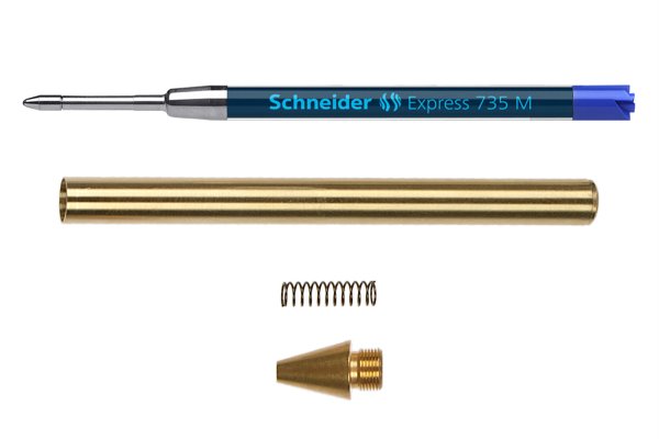 Kugelschreiber-Bausatz mit fester Großraum-Mine