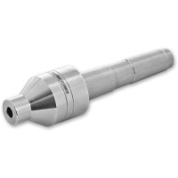 Mandrel support, travelling, for the protection of the mandrel