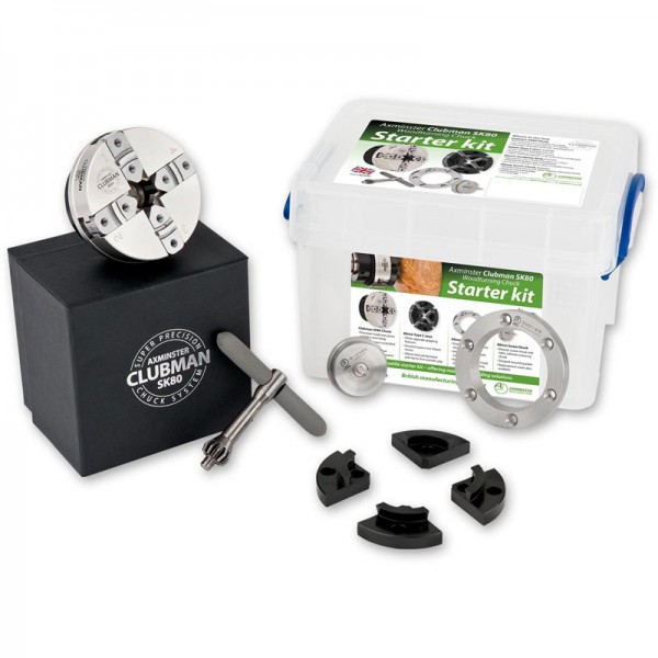 Einsteierg-Set Drechselfutter Axminster Clubman SK80