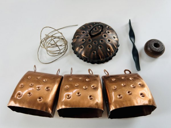 Copper ringing doorbell - kit