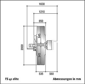 Abricht-Dickenhobel-Maschine FS41 elite Tersa