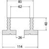 Axminster Aufsatzbacken Piranha für Drechselfutter Evolution SK114 Axminster Aufsatzbacken Piranha für Drechselfutter Evolution SK114