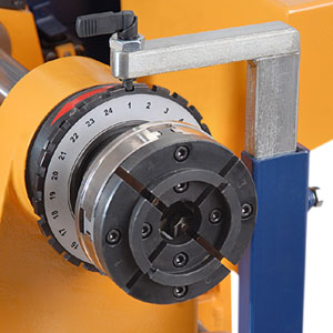 24-step index disc for wood lathe